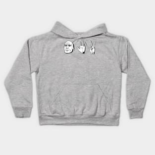 Dwayne the Rock, Paper, Scissors Kids Hoodie